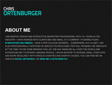 Tablet Screenshot of chrisortenburger.com